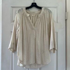 mirth oatmeal blouse